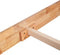 vidaXL - Bedframe - massief - eikenhout - 160x200 - cm