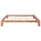 vidaXL - Bedframe - massief - eikenhout - 160x200 - cm