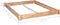 vidaXL - Bedframe - massief - eikenhout - 160x200 - cm