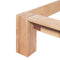 vidaXL - Bedframe - massief - eikenhout - 160x200 - cm