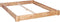 vidaXL - Bedframe - massief - eikenhout - 160x200 - cm
