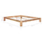 vidaXL - Bedframe - massief - eikenhout - 160x200 - cm