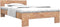 vidaXL - Bedframe - massief - eikenhout - 160x200 - cm