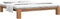 vidaXL - Bedframe - massief - eikenhout - 160x200 - cm