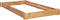 vidaXL - Bedframe - massief - eikenhout - 90x200 - cm