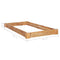 vidaXL - Bedframe - massief - eikenhout - 90x200 - cm