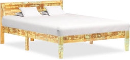 vidaXL - Bedframe - massief - gerecycled - hout - 120x200 - cm