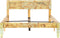 vidaXL - Bedframe - massief - gerecycled - hout - 120x200 - cm