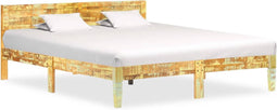 vidaXL - Bedframe - massief - gerecycled - hout - 180x200 - cm