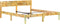 vidaXL - Bedframe - massief - gerecycled - hout - 180x200 - cm