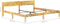 vidaXL - Bedframe - massief - gerecycled - hout - 200x200 - cm