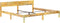 vidaXL - Bedframe - massief - gerecycled - hout - 200x200 - cm