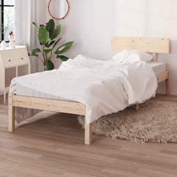 vidaXL - Bedframe - massief - grenenhout - 100x200 - cm