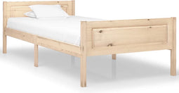 vidaXL - Bedframe - massief - grenenhout - 100x200 - cm