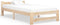 vidaXL - Bedframe - massief - grenenhout - 100x200 - cm