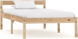 vidaXL - Bedframe - massief - grenenhout - 100x200 - cm