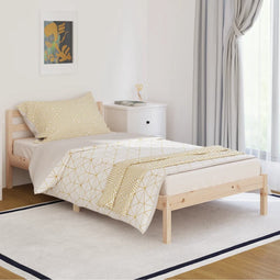vidaXL - Bedframe - massief - grenenhout - 100x200 - cm
