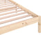vidaXL - Bedframe - massief - grenenhout - 100x200 - cm