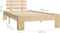 vidaXL - Bedframe - massief - grenenhout - 100x200 - cm