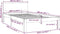 vidaXL - Bedframe - massief - grenenhout - 100x200 - cm