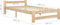 vidaXL - Bedframe - massief - grenenhout - 100x200 - cm