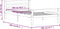vidaXL - Bedframe - massief - grenenhout - 100x200 - cm