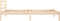 vidaXL - Bedframe - massief - grenenhout - 100x200 - cm
