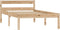 vidaXL - Bedframe - massief - grenenhout - 100x200 - cm