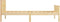 vidaXL - Bedframe - massief - grenenhout - 100x200 - cm