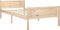 vidaXL - Bedframe - massief - grenenhout - 100x200 - cm