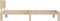 vidaXL - Bedframe - massief - grenenhout - 100x200 - cm
