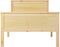 vidaXL - Bedframe - massief - grenenhout - 100x200 - cm