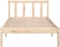 vidaXL - Bedframe - massief - grenenhout - 100x200 - cm