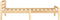 vidaXL - Bedframe - massief - grenenhout - 100x200 - cm