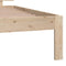 vidaXL - Bedframe - massief - grenenhout - 100x200 - cm