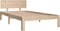 vidaXL - Bedframe - massief - grenenhout - 100x200 - cm