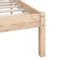vidaXL - Bedframe - massief - grenenhout - 100x200 - cm