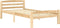 vidaXL - Bedframe - massief - grenenhout - 100x200 - cm