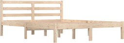 vidaXL - Bedframe - massief - grenenhout - 120x190 - cm