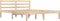 vidaXL - Bedframe - massief - grenenhout - 120x190 - cm