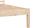 vidaXL - Bedframe - massief - grenenhout - 120x190 - cm