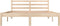 vidaXL - Bedframe - massief - grenenhout - 120x190 - cm