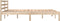 vidaXL - Bedframe - massief - grenenhout - 120x190 - cm