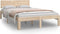 vidaXL - Bedframe - massief - grenenhout - 120x200 - cm