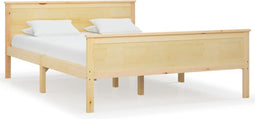 vidaXL - Bedframe - massief - grenenhout - 120x200 - cm