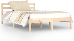 vidaXL - Bedframe - massief - grenenhout - 120x200 - cm