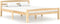 vidaXL - Bedframe - massief - grenenhout - 120x200 - cm