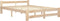 vidaXL - Bedframe - massief - grenenhout - 120x200 - cm