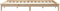 vidaXL - Bedframe - massief - grenenhout - 120x200 - cm