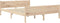 vidaXL - Bedframe - massief - grenenhout - 120x200 - cm